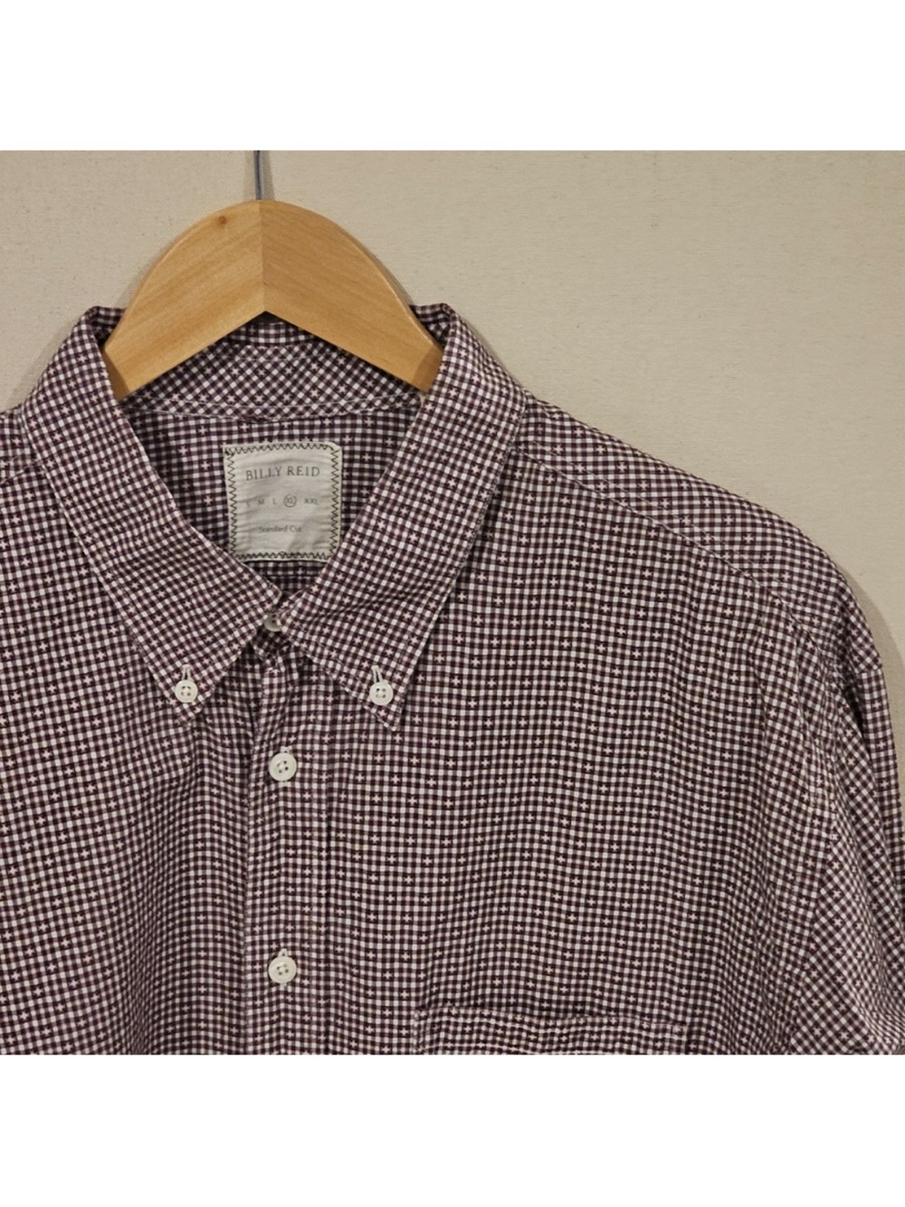 Billy Reid Standard Cut Button Down XL